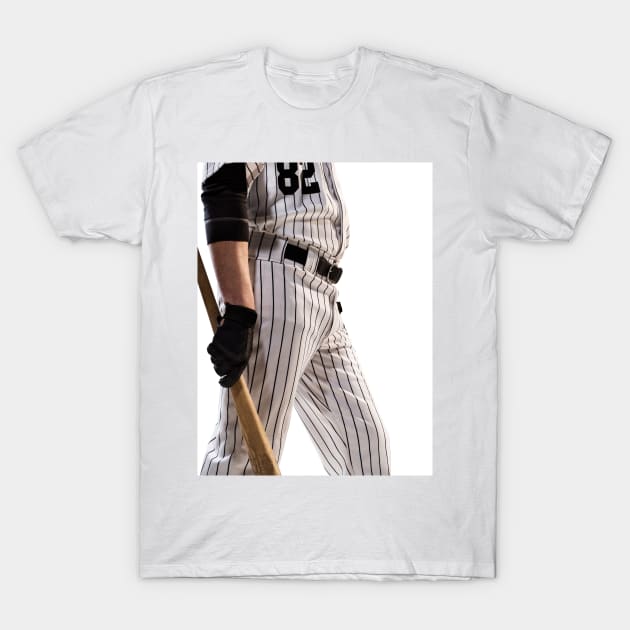 Professional Baseball Player Photography T-Shirt by ProjectX23Red